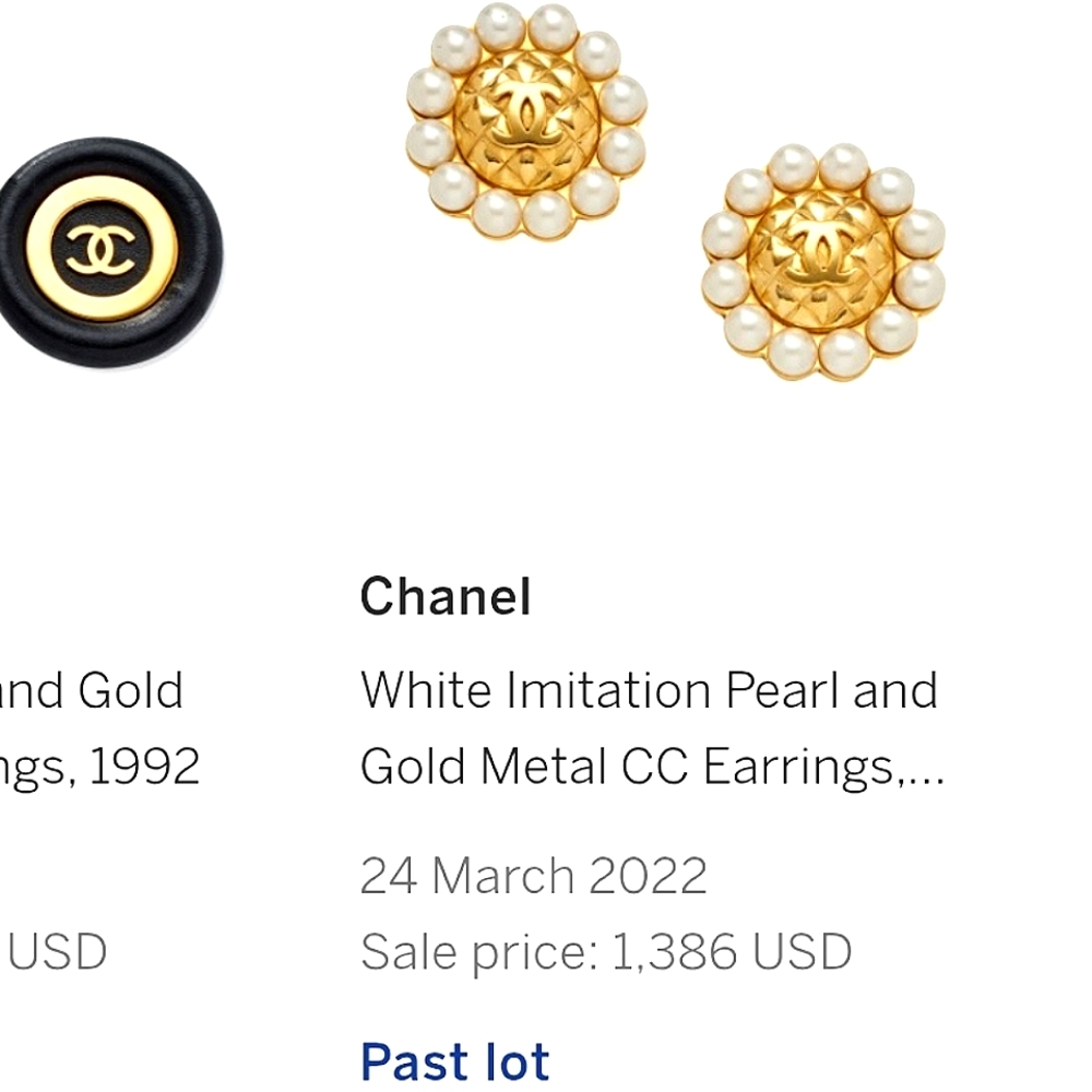 Authentic Chanel clip on earrings - Picture 2 of 16